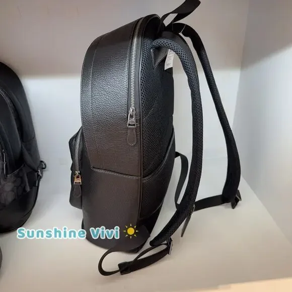 NWT Coach MEN'S West Backpack Leather Black CX141
